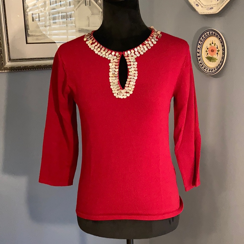 Abalone Sequin Sweater